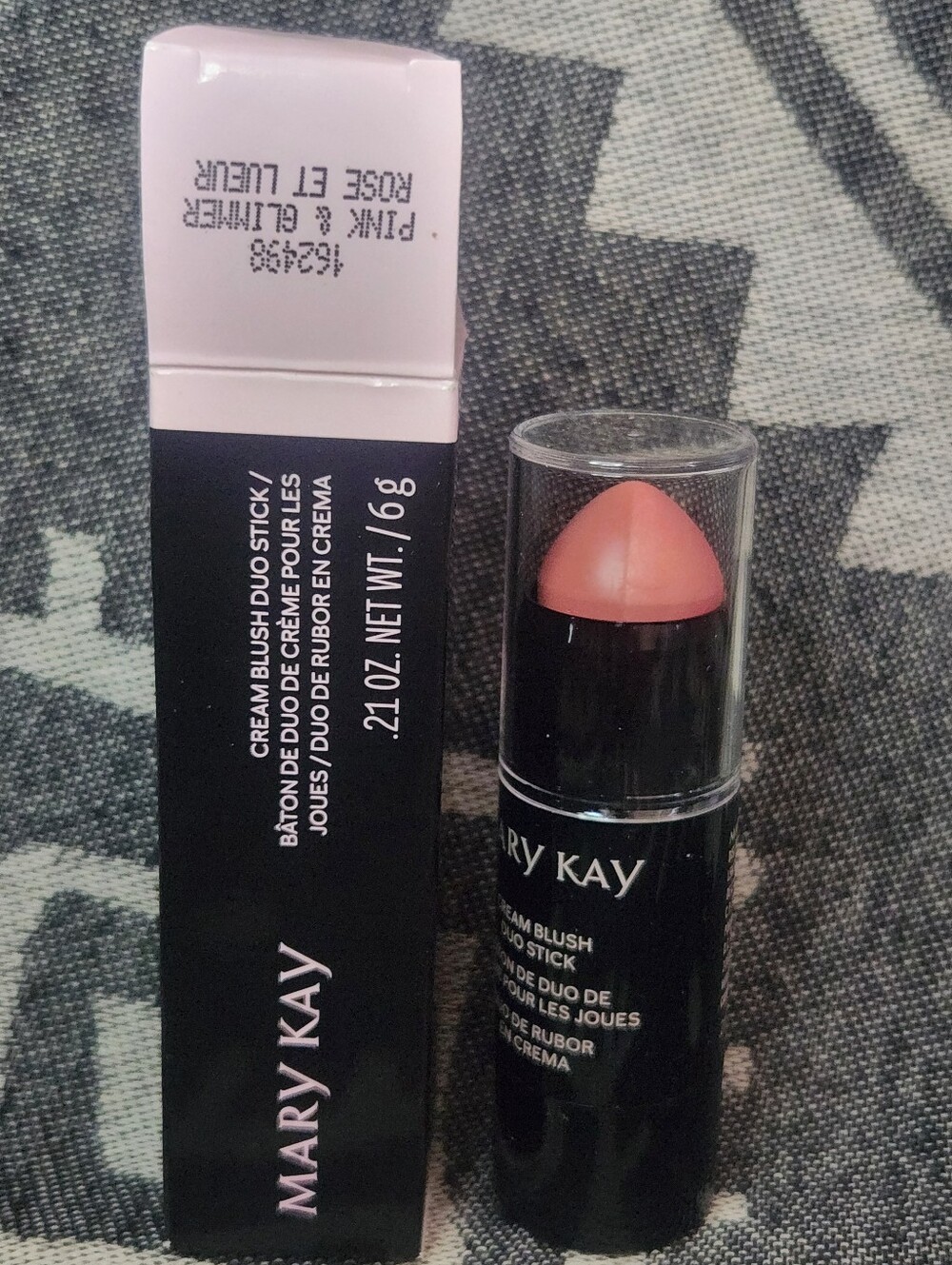 Mary Kay Cream Blush Duo Stick -  Pink & Glimmer 162498 - Full Size .21 Oz